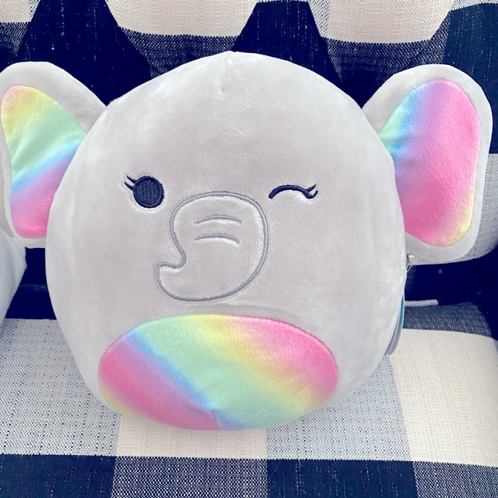 Tie Dye Elephant Squishmallow